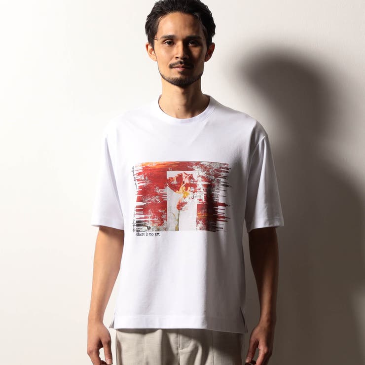 【RIELABO】グラフィックプリント クルーネックＴシャツ | NICOLE | 詳細画像5 