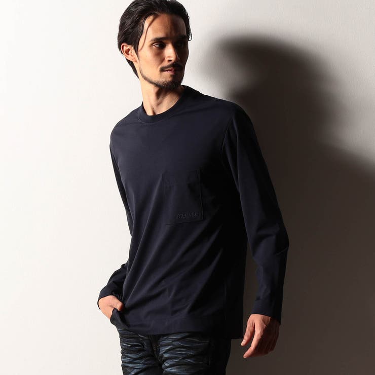 【RIELABO】シルク混ストレッチスムースクルーネックプルオーバー | NICOLE | 詳細画像17 