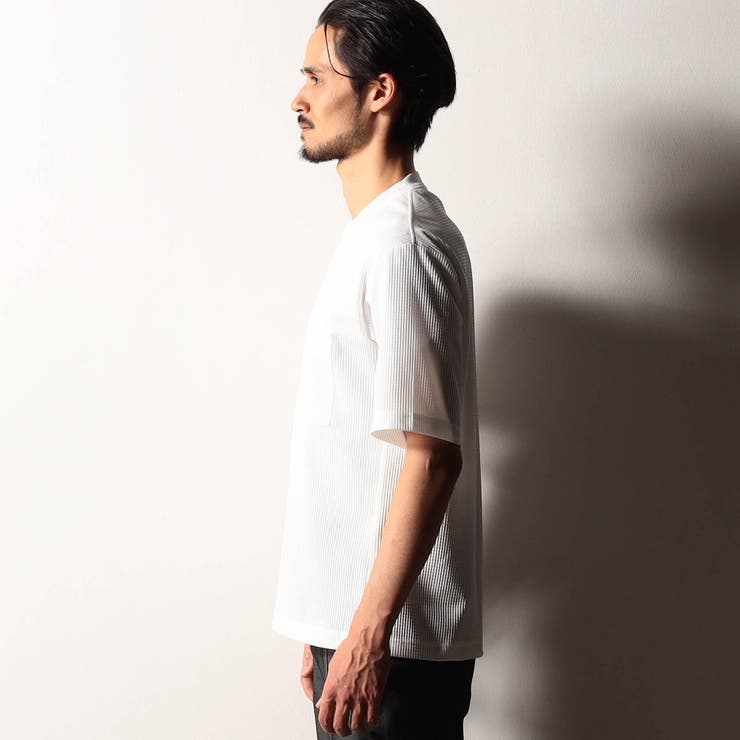 【RIELABO】サッカートリコット Vネック半袖カットソー（日本製） | NICOLE | 詳細画像7 