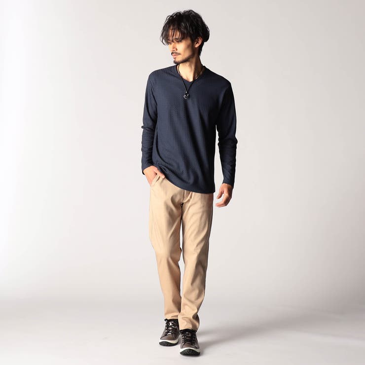 リンクスジャカード Vネックカットソー | NICOLE | 詳細画像5 