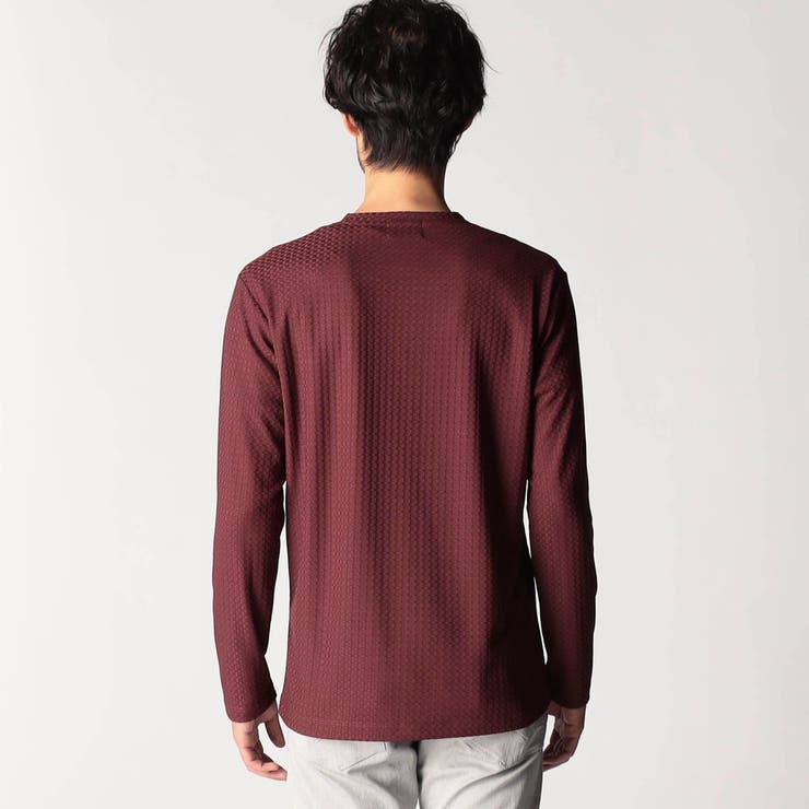 リンクスジャカード Vネックカットソー | NICOLE | 詳細画像6 