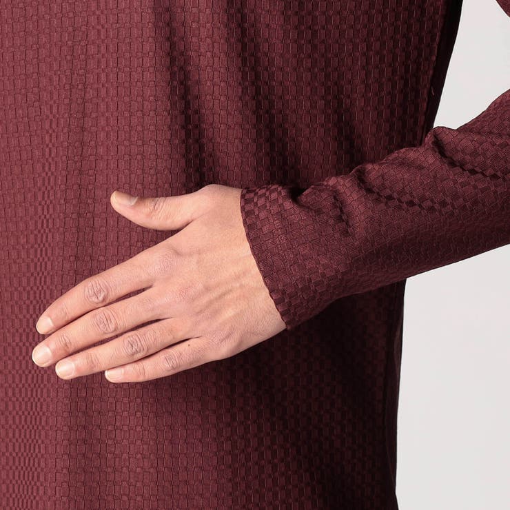 リンクスジャカード Vネックカットソー | NICOLE | 詳細画像9 