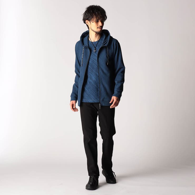 ジオメトリックジャガードフードパーカー | NICOLE | 詳細画像3 