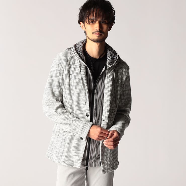 メランジワッフルカットジャケット | NICOLE | 詳細画像1 