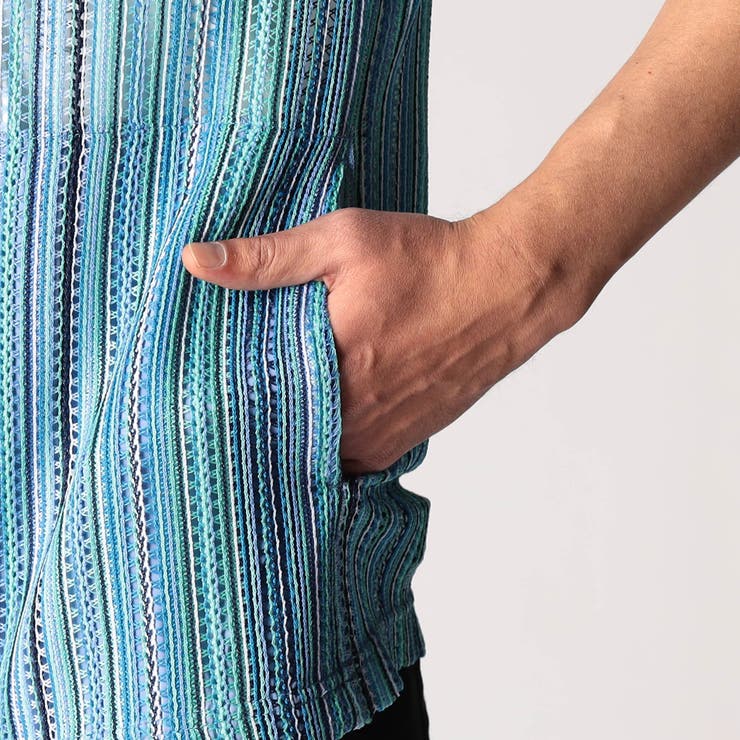 ラッセルレース5分袖フードパーカー | NICOLE | 詳細画像10 