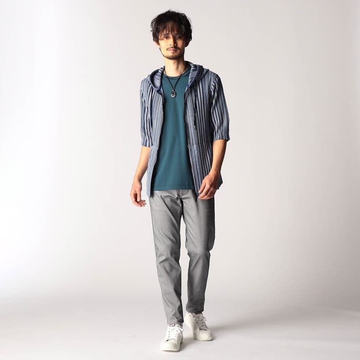 ラッセルレース5分袖フードパーカー | NICOLE | 詳細画像3 