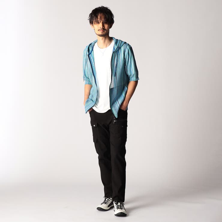 ラッセルレース5分袖フードパーカー | NICOLE | 詳細画像4 