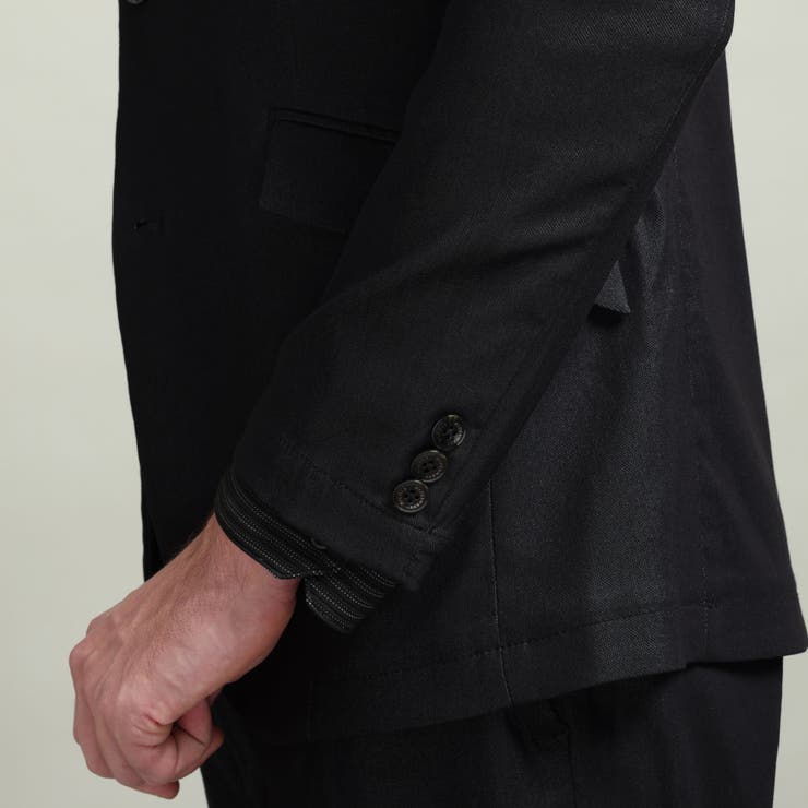 【HIDEAWAYS BLACK】ガムストレッチブライトシャンブレー2Bジャケッ… | NICOLE | 詳細画像11 