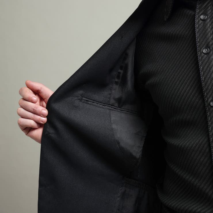 【HIDEAWAYS BLACK】ガムストレッチブライトシャンブレー2Bジャケッ… | NICOLE | 詳細画像14 