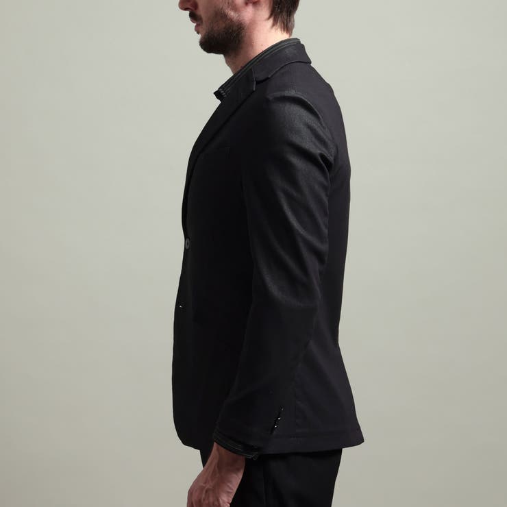 【HIDEAWAYS BLACK】ガムストレッチブライトシャンブレー2Bジャケッ… | NICOLE | 詳細画像5 