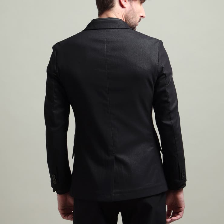 【HIDEAWAYS BLACK】ガムストレッチブライトシャンブレー2Bジャケッ… | NICOLE | 詳細画像6 