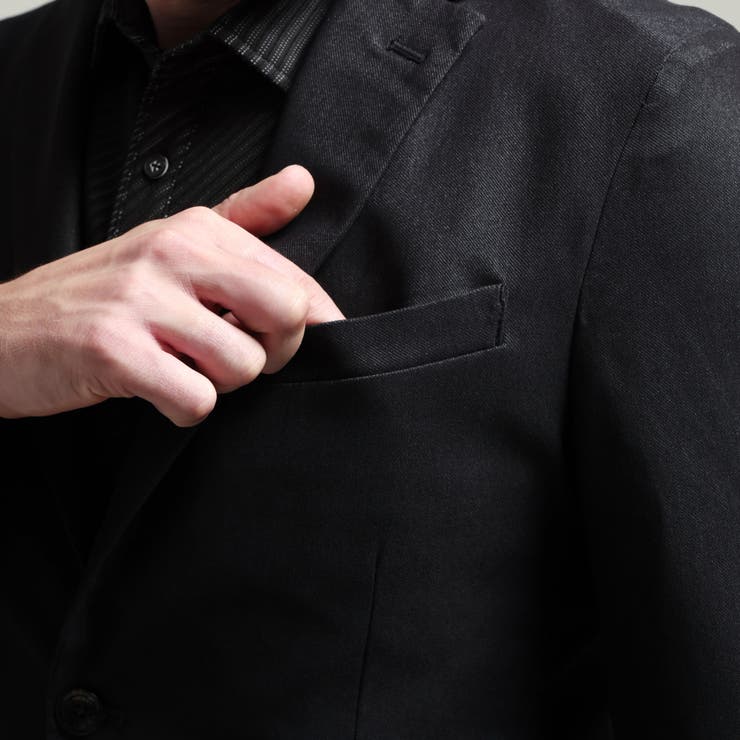 【HIDEAWAYS BLACK】ガムストレッチブライトシャンブレー2Bジャケッ… | NICOLE | 詳細画像8 