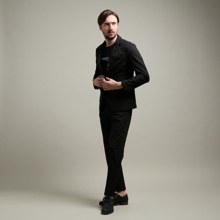 【HIDEAWAYS BLACK】ブリスタージャカードランダムストライプジャケッ… | NICOLE | 詳細画像15 