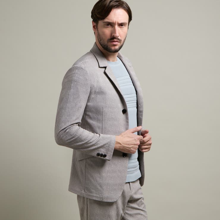 【HIDEAWAYS BLACK】ブリスタージャカードランダムストライプジャケッ… | NICOLE | 詳細画像3 