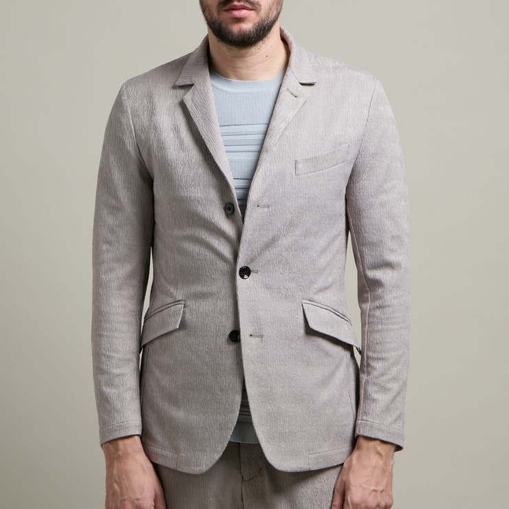 【HIDEAWAYS BLACK】ブリスタージャカードランダムストライプジャケッ… | NICOLE | 詳細画像4 