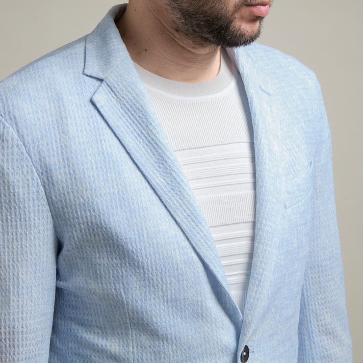 【HIDEAWAYS BLACK】シアージャガードニット2Bジャケット | NICOLE | 詳細画像10 