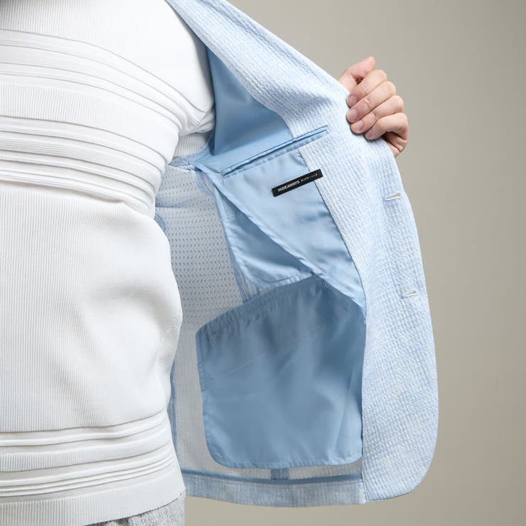 【HIDEAWAYS BLACK】シアージャガードニット2Bジャケット | NICOLE | 詳細画像15 