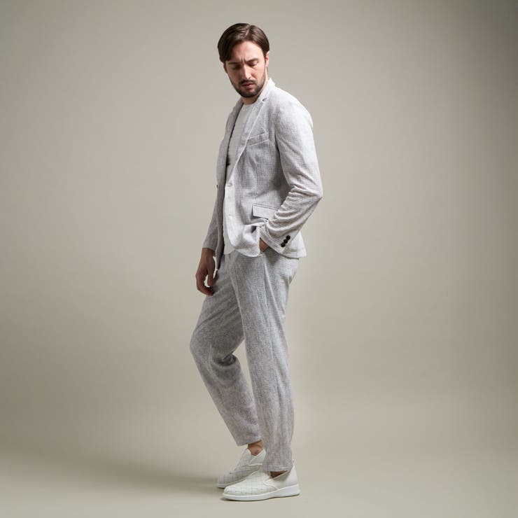 【HIDEAWAYS BLACK】シアージャガードニット2Bジャケット | NICOLE | 詳細画像2 