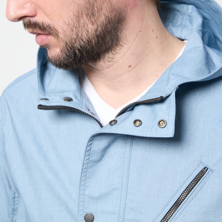 ガムストレッチリネン マウンテンパーカー | NICOLE | 詳細画像9 