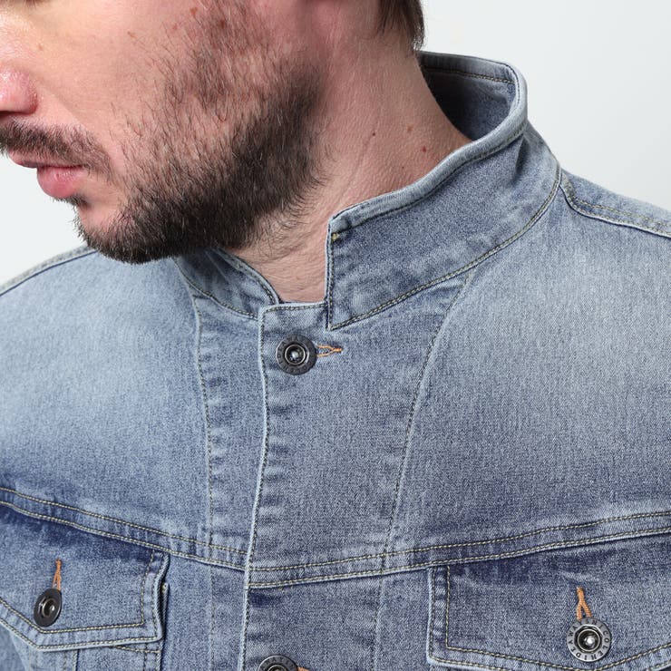 ライトオンスストレッチデニム７分袖Gジャン | NICOLE | 詳細画像10 