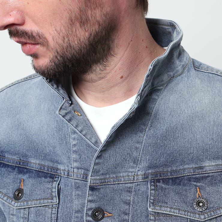 ライトオンスストレッチデニム７分袖Gジャン | NICOLE | 詳細画像11 