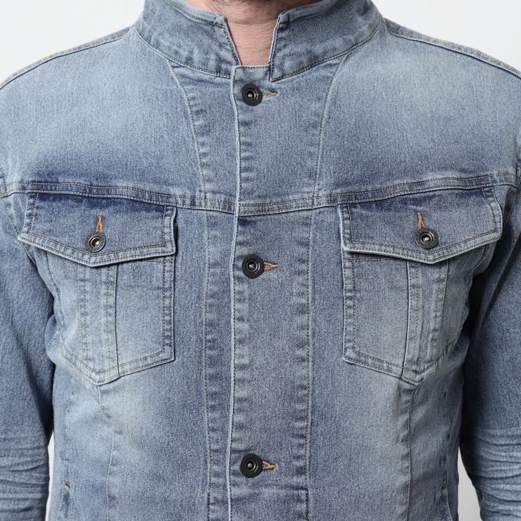 ライトオンスストレッチデニム７分袖Gジャン | NICOLE | 詳細画像14 