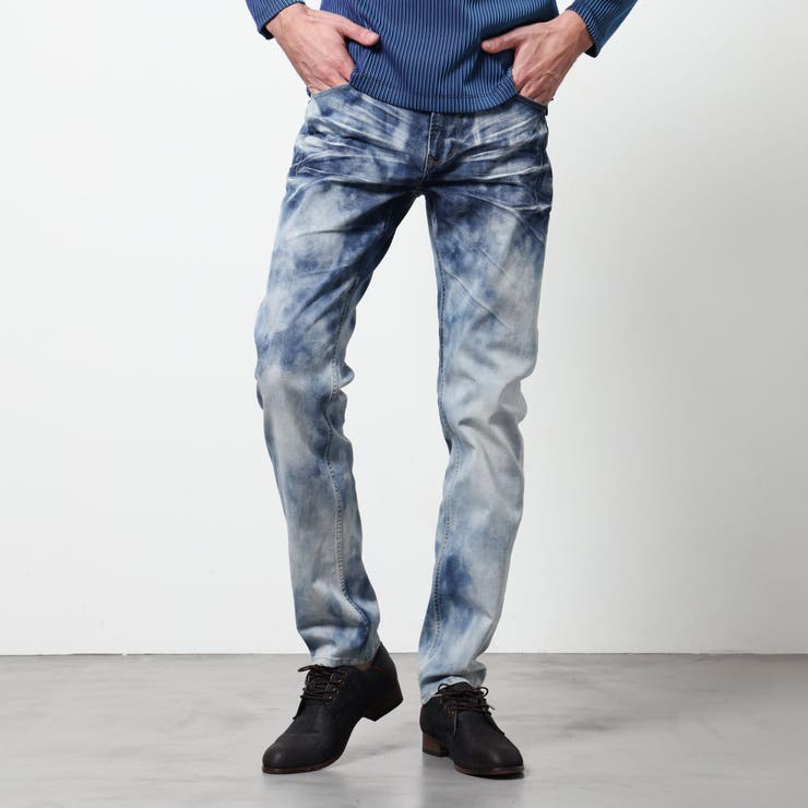 60ブルー | ハイパワーストレッチデニムパンツ | NICOLE