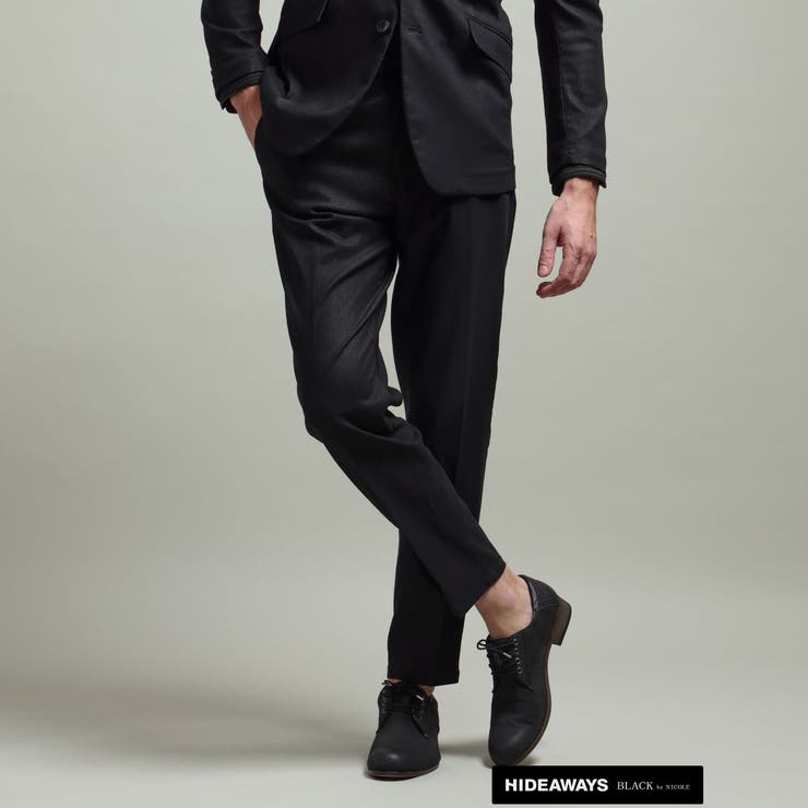 【HIDEAWAYS BLACK】ガムストレッチブライトシャンブレー イージース… | NICOLE | 詳細画像1 