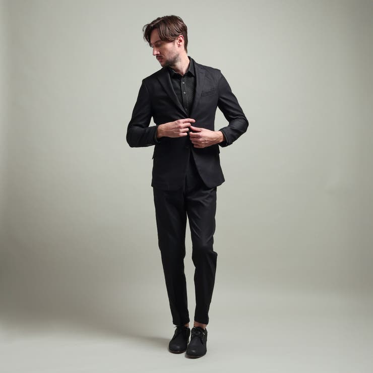 【HIDEAWAYS BLACK】ガムストレッチブライトシャンブレー イージース… | NICOLE | 詳細画像2 