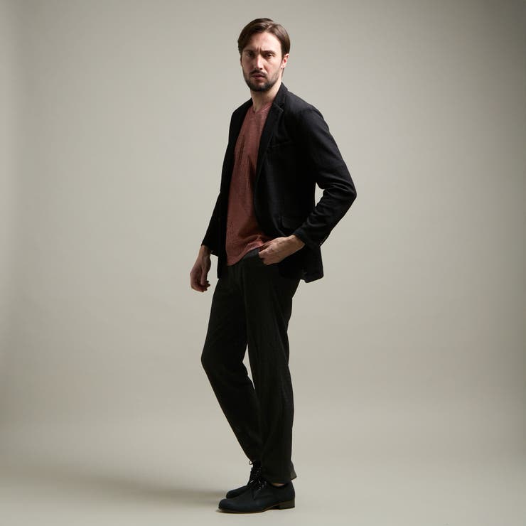 【HIDEAWAYS BLACK】シアージャガードニット イージースラックス | NICOLE | 詳細画像6 