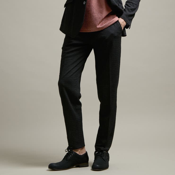 【HIDEAWAYS BLACK】シアージャガードニット イージースラックス | NICOLE | 詳細画像7 