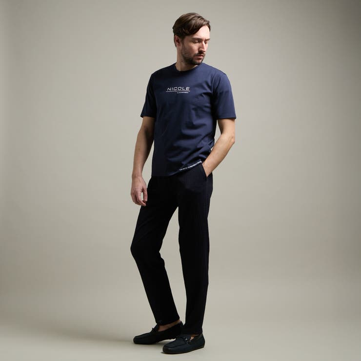 【HIDEAWAYS BLACK】シアージャガードニット イージースラックス | NICOLE | 詳細画像8 