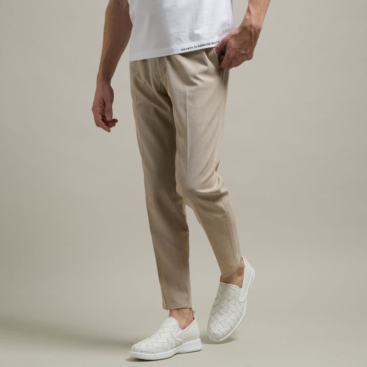 18ベージュ | 【HIDEAWAYS BLACK】シャリルジャージー イージースラックス | NICOLE