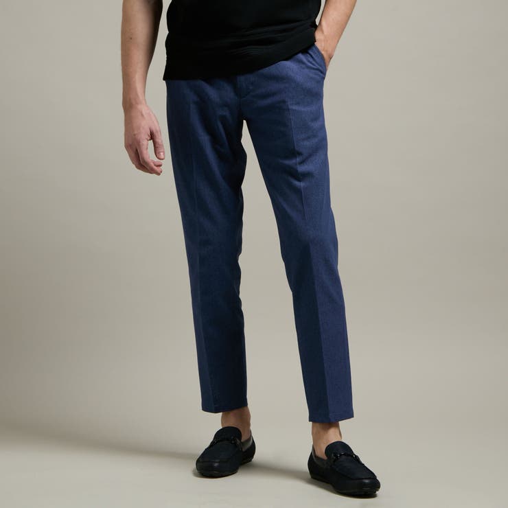 60ブルー | 【HIDEAWAYS BLACK】シャリルジャージー イージースラックス | NICOLE