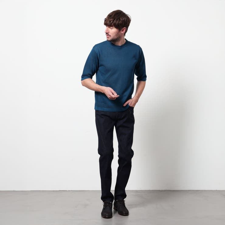 ハイゲージ5分袖サマーニット | NICOLE | 詳細画像5 