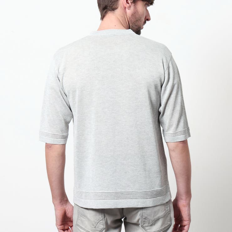 ハイゲージ5分袖サマーニット | NICOLE | 詳細画像8 