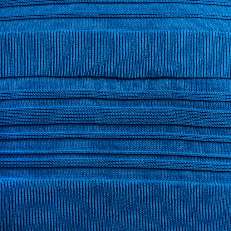 【HIDEAWAYS BLACK】切り替えタックボーダー半袖ニット | NICOLE | 詳細画像15 