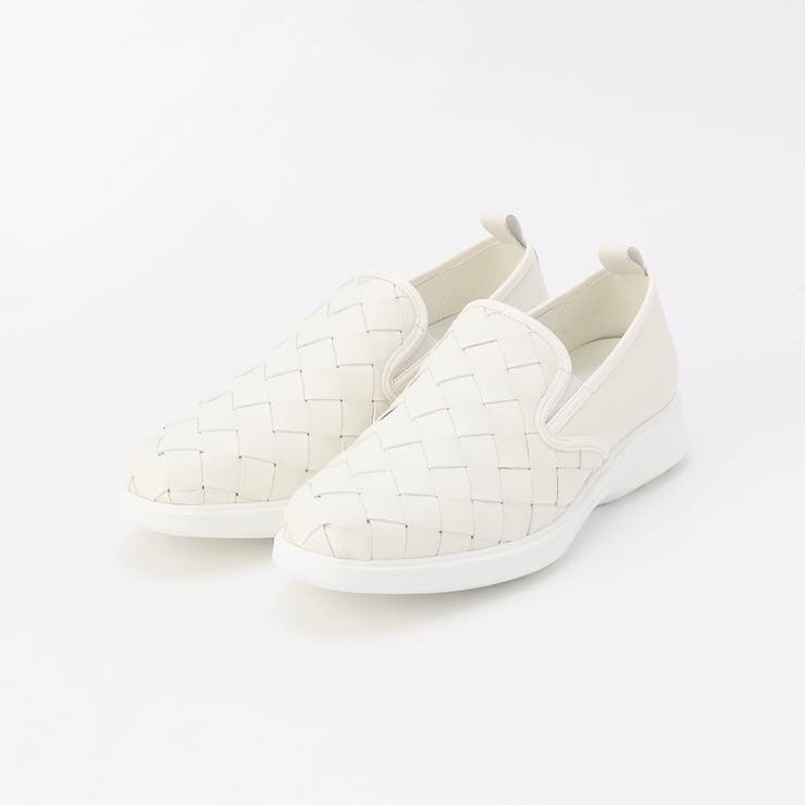 09ホワイト | イントレスリッポンシューズ | NICOLE