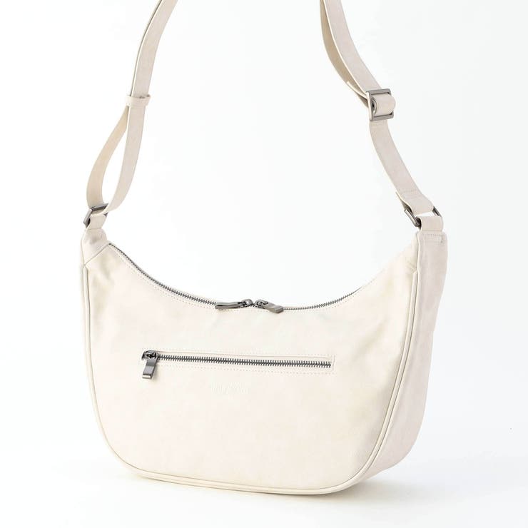 09ホワイト | ラウンドショルダーバッグ | NICOLE