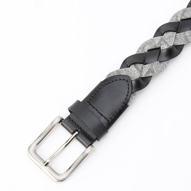 49ブラック | コンビメッシュベルト | NICOLE