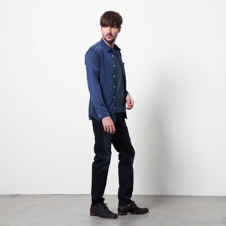 シャリトロメランジジャージー ショートレギュラーシャツ | NICOLE | 詳細画像4 