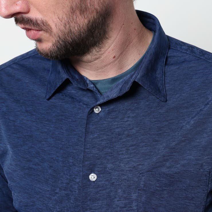 シャリトロメランジジャージー ショートレギュラーシャツ | NICOLE | 詳細画像9 