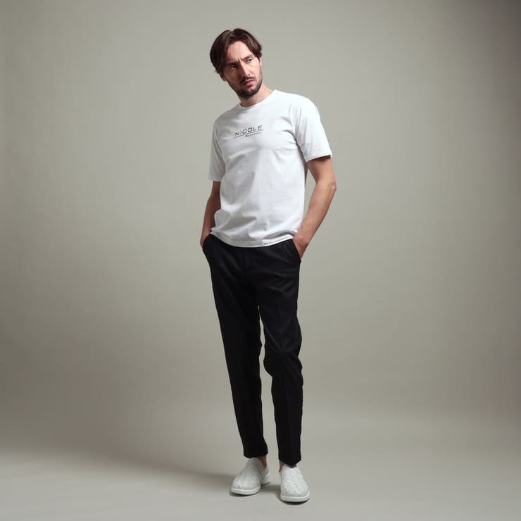 【HIDEAWAYS BLACK】激シルケットVネック半袖Ｔシャツ | NICOLE | 詳細画像2 