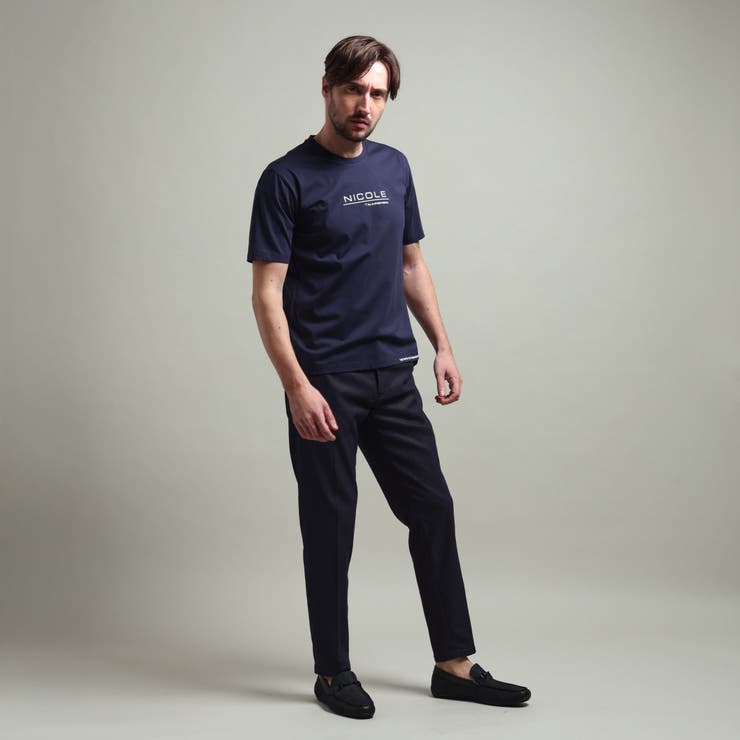 【HIDEAWAYS BLACK】激シルケットVネック半袖Ｔシャツ | NICOLE | 詳細画像4 