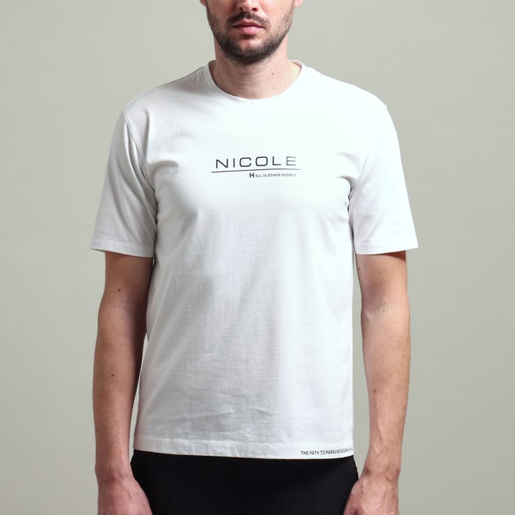 【HIDEAWAYS BLACK】激シルケットVネック半袖Ｔシャツ | NICOLE | 詳細画像5 