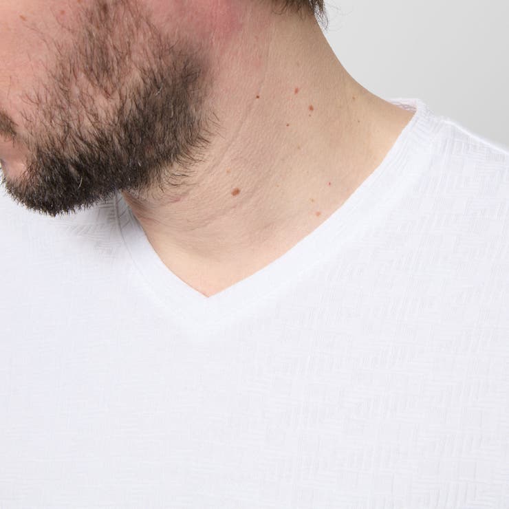 リンクスジャカード Vネック半袖プルオーバー | NICOLE | 詳細画像10 