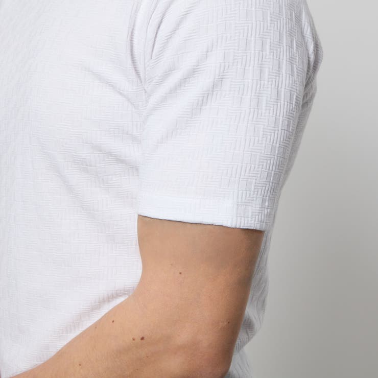 リンクスジャカード Vネック半袖プルオーバー | NICOLE | 詳細画像11 