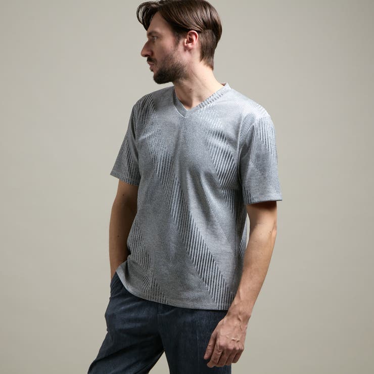 19ライトグレー | 【HIDEAWAYS BLACK】ハイブリットエアジャージー半袖Ｔシャツ | NICOLE