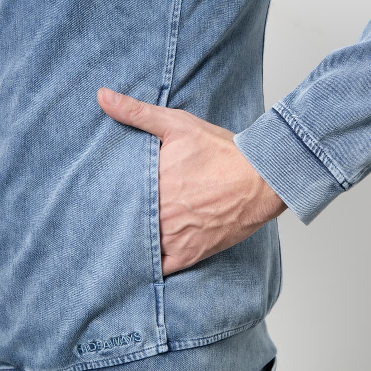 ハイテンションジャージーデニムジップアップパーカー | NICOLE | 詳細画像14 