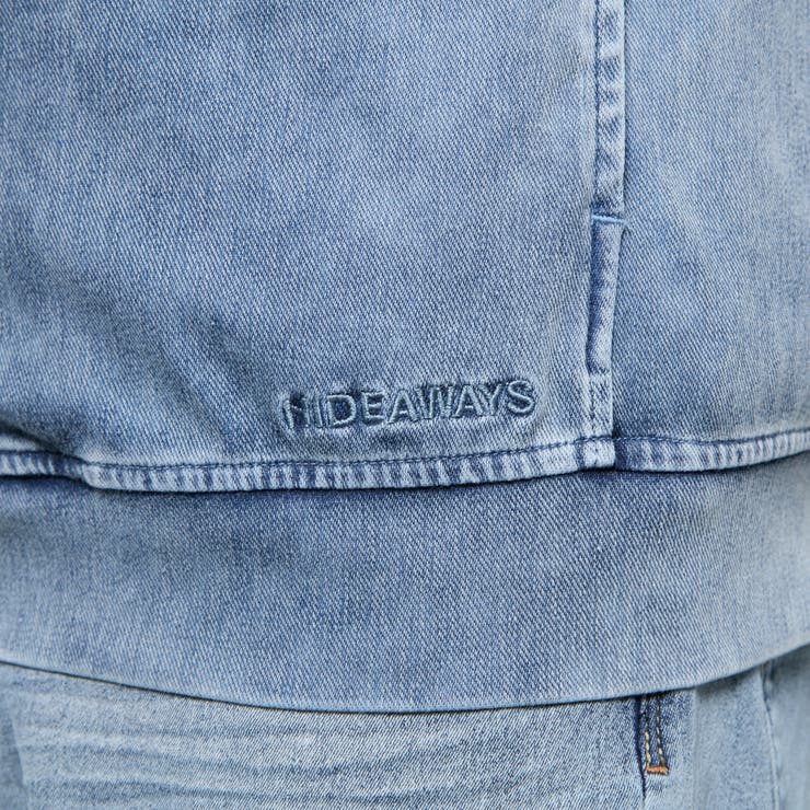 ハイテンションジャージーデニムジップアップパーカー | NICOLE | 詳細画像16 